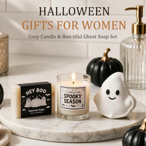 Halloween Boo Basket Stuffers for Women Girls, 8pcs Boo Basket for Adults Kids Teens Halloween Care Package Gift Box - Image 4
