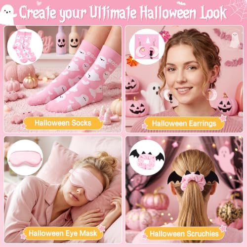 Halloween Boo Basket for Women, Cute Halloween Boo Basket Stuffers with Witch Brew Mug, Boo Blanket & Relaxing Spa Gift Set for Teen Girls, Mom, Wife, Sister & Friends - Image 6