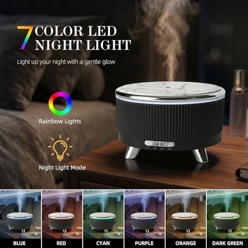 500ml Essential Oil Diffuser, Ultrasonic Aromatherapy Humidifier - Image 6