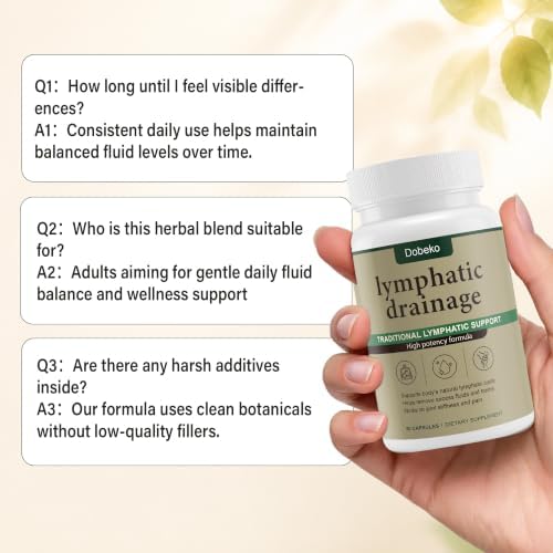 Lymphatic Drainage Supplements Capsules Support Fluid Balance - Image 7