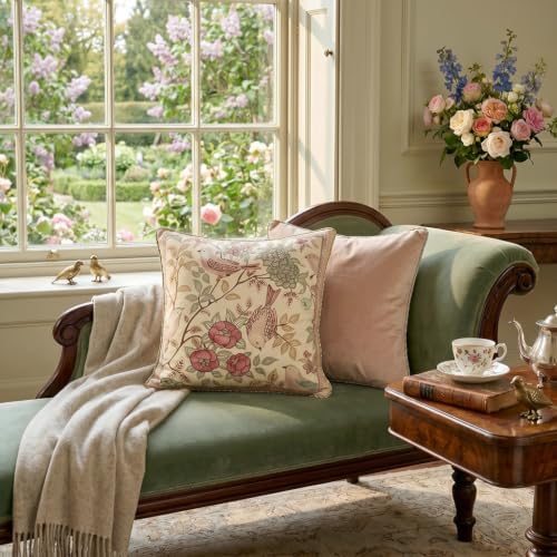 patdrea Designer Vintage Velvet Throw Pillow Cover,22"x22"-Kulom A - Image 7
