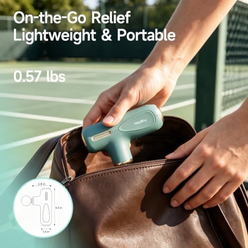 HEYCHY Super Mini Massage Gun Deep Tissue Portable Muscle Massager, C1 MINI - Image 2