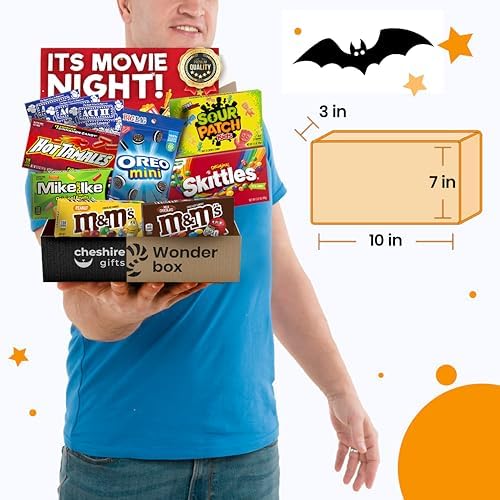 Movie Night Halloween Gifts Basket - Candy Gifts With Movie Snack Trays - Image 5
