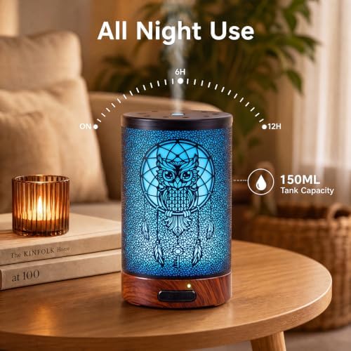 EQUSUPRO Essential Oil Diffuser for Home Fragrance & Aromatherapy 150ml - Image 6
