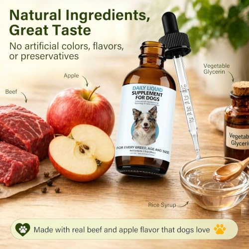 Longevity Supplement for Dogs, Senior Dog Supplements with NMN, NAD+, CoQ10 & Resveratrol - Nanoliposomal Liquid Drops for Joint Support, Heart Health & Healthy Aging - 60ml - Image 6