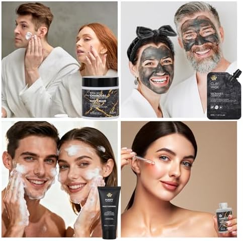 Gifts for Women & Men, 32 Charcoal Hydrating Bath & Body Gifts Basket Set - Image 7