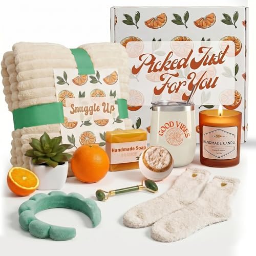 Sunny & Wise Get Well Soon Gift Baskets - Care Essentials - White Set Of 9 by SunnyWise