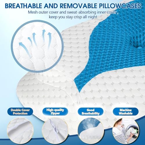CHxxy Memory Foam Pillows, Cervical Pillow for Neck & Shoulder Pain Relief - Image 6