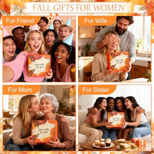 Fall Gifts Baskets for Women, Orange Relaxing Spa Gift for Thanksgiving - Image 7