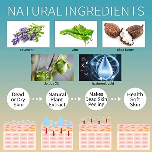 5 Pack Foot Peeling Mask,Exfoliator Peel Off Calluses Dead Skin Callus Remover,Foot Mask for Dry Cracked Feet,Foot Peel Masks for Men and Women,Feet Peeling Mask,Spa Gifts for Women,Self Care Gifts - Image 2