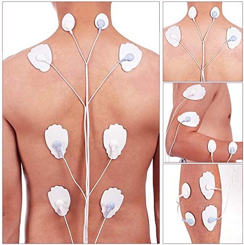 20 Pieces TENS Unit Replacement Pads - Universal 3.5mm Snap-on TENS Electrode Pads High Conductivity, Reusable Electrodes Pads for TENS Massager and Muscle Stimulation - Image 6