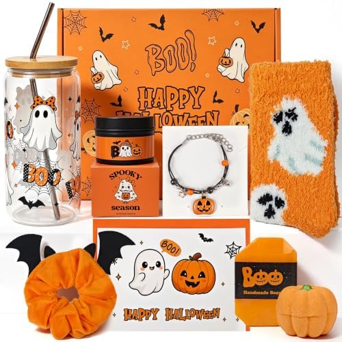 Boo Basket Stuffers for Women, Halloween Gifts for Women Teen Girls by Joybuty