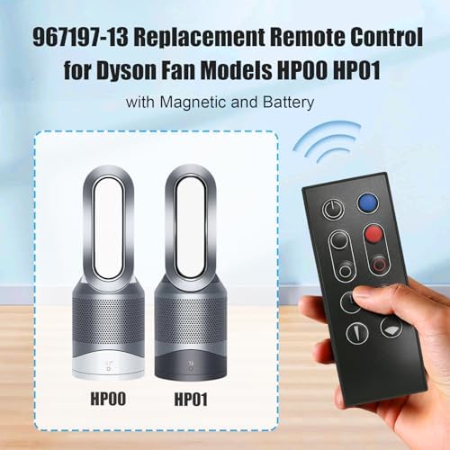 Replacement Remote Control for Dyson Pure Hot+Cool HP00 HP01 Air Purifier Heater Fan with Magnetic with Battery,Part NO.967197-13 - Image 2