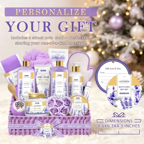 Spa Gifts for Women Birthday Gift Baskets Bath Set for Women Self Care Kit - Image 7