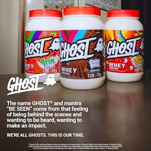 GHOST Whey Protein Powder, Lucky Charms Cereal Milk - 2LB, 25G of Protein - Image 6