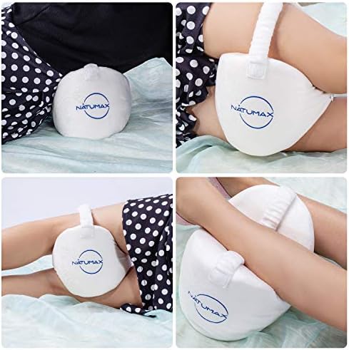 Knee Pillow for Side Sleepers Memory Foam with Strap for Pain Relief - Image 5