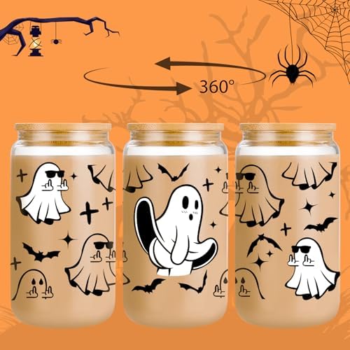 GSPY Ghost Cup, Spooky Halloween Gifts, Boo Basket Stuffers for Women, Her - Image 2