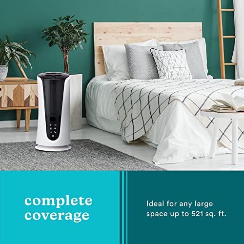 Homedics Ultrasonic Humidifier Large Deluxe Cool and Warm Mist Humidifier - Image 7