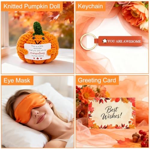 Fall Gifts Baskets for Women, Orange Relaxing Spa Gift for Thanksgiving - Image 6