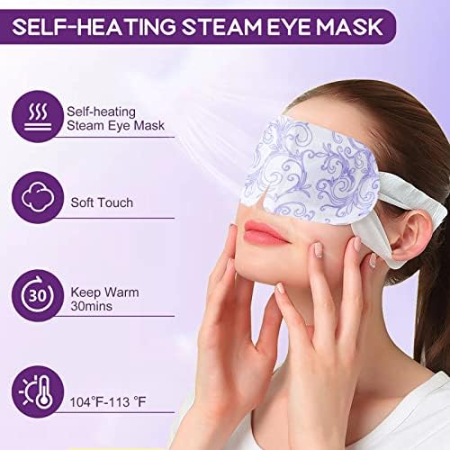 XPCARE 64 Pack Steam Eye Masks for Dry Eyes, SPA Warm Sleep Eye Mask, Disposable Heated Eye Mask for Dark Circles, Puffy Eyes, Relief Stress Eye Fatigue(Unscented) - Image 2