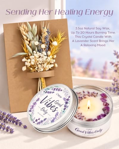 Natural Spa Gift Basket for Women, Lavender - Image 4