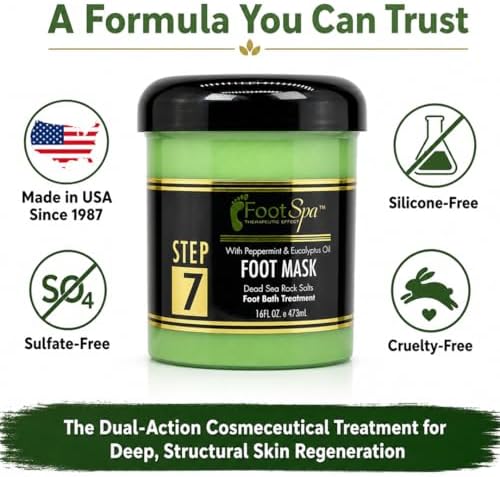 Spa & At-Home Foot Mask, Deep Moisturizing, 16 oz - Image 7