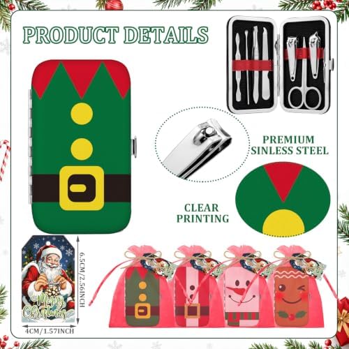 12 Set Christmas Manicure Set Gifts Bulk for Women - Image 2