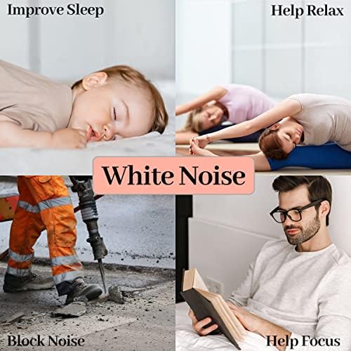 Meditation White Noise Sound Machine with 30 Soothing Sounds 12 Colors Night Light 10 Brightness Levels 32 Volume Level 4 Timers and Memory Function Sleep Machine for Baby Kids Adults (Wood Grain) - Image 7