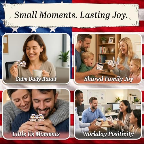 USA 250th Anniversary Merchandise – Positive Bald Eagle Jar (1776–2026), 60 Soar Notes Affirmation Cards, 250th Anniversary USA Gifts, Eagle Decor, Cute Bald Eagle Gifts for Women, Men, Teens - Image 5