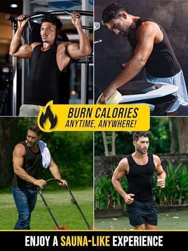 Men’s Sweat Vest - Boost Weight Loss with Increased Sweating & Compression Technology Sauna Vest for Men (XS-7XL) - Image 5