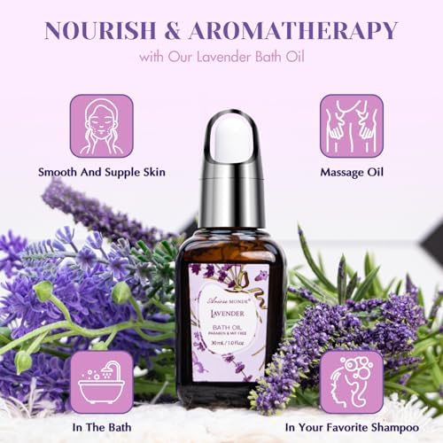 Gifts for Women Lavender Gift Basket for Women Relaxing Bath Gift Basket - Image 5