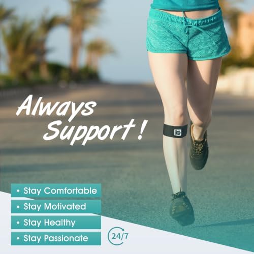 Vital Salveo- Elastic Breathable Knee Patella Wrap Compression Bandage Brace Support Straps for Pain Relief, Joint Stabilize for Men Women Basketball, Tennis, Soccer, Football (Pair) Black /2"* 16" - Image 5