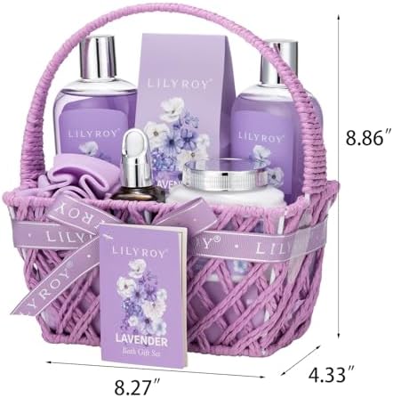 Spa Gifts Set, Birthday Gift for Mom - Lavender Spa Gift Baskets for Women - Image 6