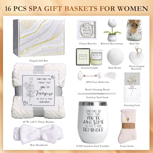 Birthday Gifts for Women, 16Pcs Spa Gifts for Women Christmas Gifts - Image 2