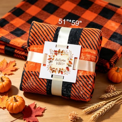 Fall Basket, Orange Pumpkin Spa Gifts for Women, Birthday Care Package - Image 4
