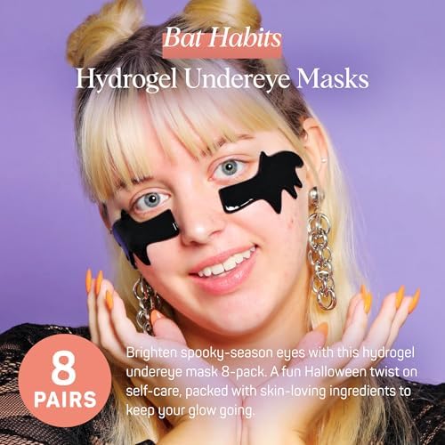 SpaLife Beauty Halloween Hydrogel Under Eye Patches | Halloween Gifts for Women | Eye Patches for Dark Circles | Boo Basket Stuffers for Women & Teens | Undereye Patches for Puffy Eyes | 8 Pairs - Image 2
