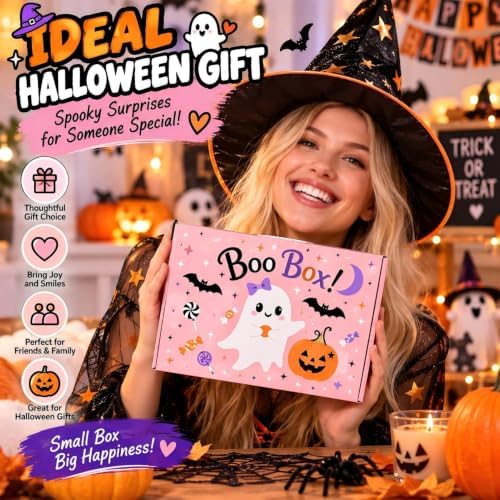Boo Basket Stuffers for Women, 10-Piece Halloween Basket Gift - Image 6