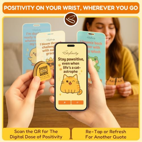 STOFINITY Positive Cat Jar, 60 Affirmation Cards, Cat Gifts for Women - Image 5