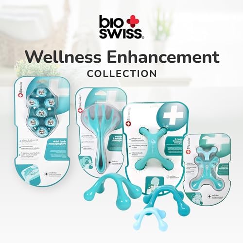 BioSwiss Claw Massage Roller, Handheld Muscle Massager with 5 Rotating Heads for Back, Legs, and Shoulder - Image 7