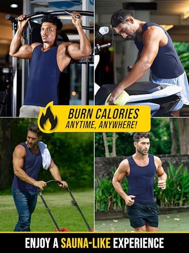 Men’s Sweat Vest - Boost Weight Loss with Increased Sweating & Compression Technology Sauna Vest for Men (XS-7XL) - Image 5