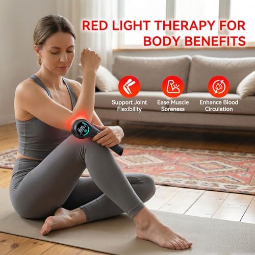 Red Light Therapy Device, 660/808nm Handheld Infrared Light Wand with Stand - Image 2