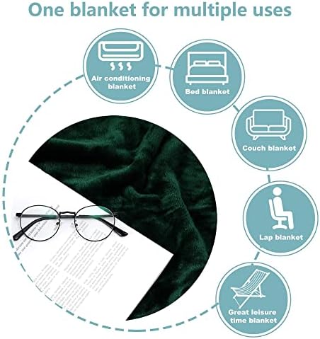 NANPIPER Fleece Blankets Super Soft Flannel King Size Blanket for Bed Luxury Cozy Microfiber Plush Fuzzy Blanket,Olive Green - Image 6