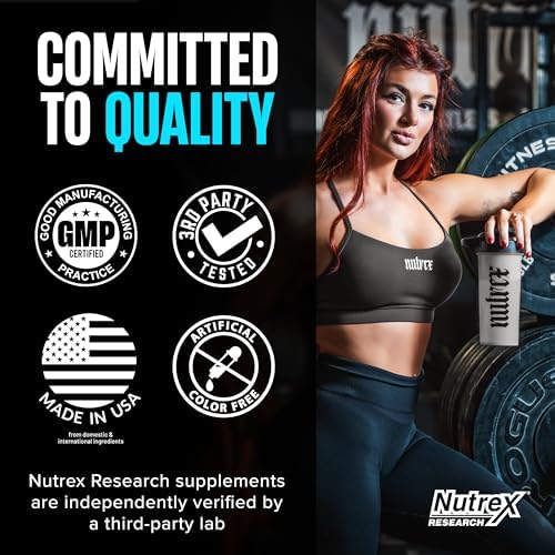 Nutrex Research Creatine Monohydrate Powder 400 Servings - Pure Unflavoured Micronized Creatine Monohydrate Supplement for Muscle Growth, Strength & Power - Clinically Tested - Image 7