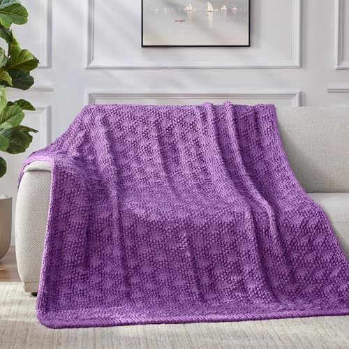 Anysay Knitted Weighted Blanket for Adult,Chunky Knit Throw 60''*80'' 17lbs - Image 6