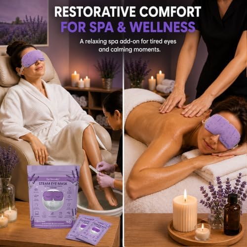 Eye Serenity Steam Eye Mask, Heated Eye Mask Fast Relief for Stye, Lavender - Image 7
