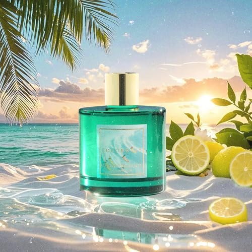 COCORRÍNA Reed Diffuser - Hawaii Melody 6.7 Fl.oz Reed Diffuser Set with 8 Sticks & Preserved Baby's Breath, Reed Diffuser for Home Bathroom Shelf Decor - Image 6