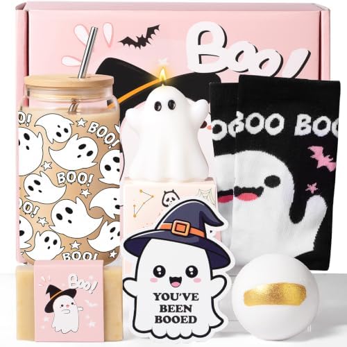 Boo Basket Stuffers for Women - Halloween Gifts for Women by Sparkholm