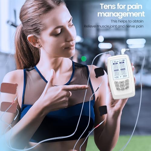 TENS Unit Muscle Stimulator, Multifunctional Impulses to Pain Relief for Muscle,Joints and Muscle Strengthening Training - Image 2