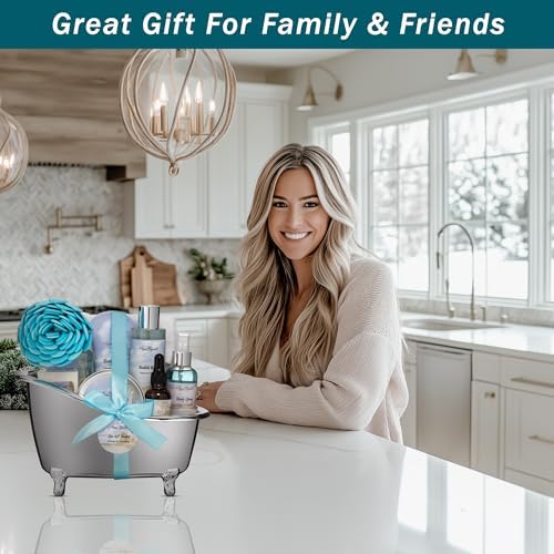 Aqua Elegante Spa Gift Basket For Women - Ocean Breeze & Coconut - Image 3