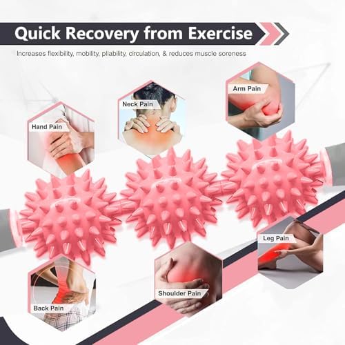 Cellulite Massager, Fascia Blaster for Cellulite, Muscle Roller Stick Lymphatic Drainage Massager for Relif Body Sorness, Trigger Points, Sports Legs, Back Recovery, Candy Pink - Image 6
